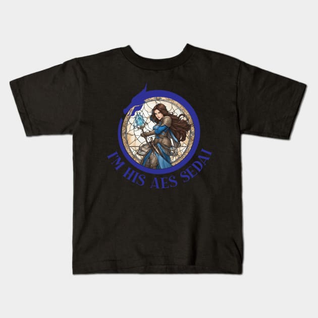 im his eas sedai Kids T-Shirt by whatyouareisbeautiful